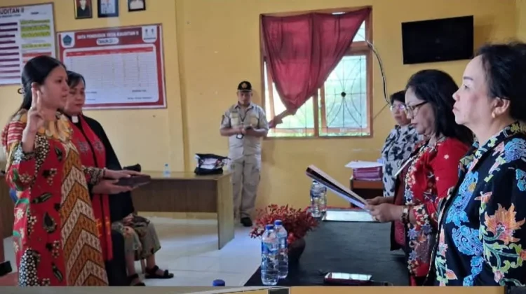 Pelantikan Kaur Perencanaan Pemdes Kauditan II