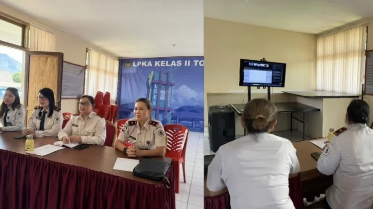 LPKA Kelas II Tomohon Ikuti Sosialisasi CKG dan Optimalisasi SDP Watkesrehab