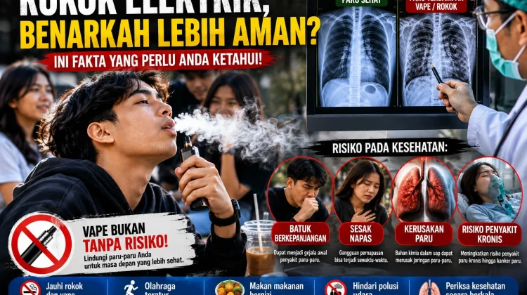 Rokok Elektrik, Benarkah Lebih Aman? Ini Faktanya