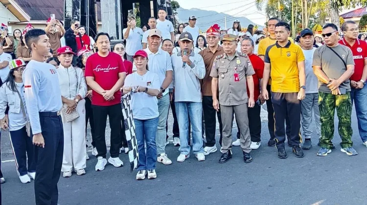 Wabup Vanda Buka Festival Kemerdekaan RI Ke-81 di Langowan