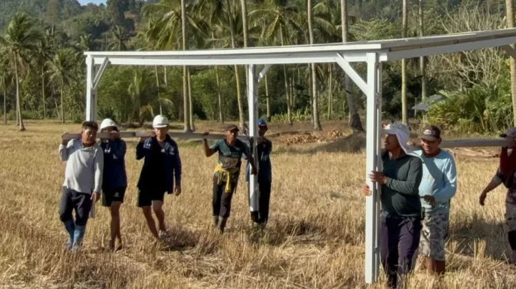 Inovasi Energi Terbarukan Polimdo Permudah Irigasi Lahan Pertanian di Bolmong