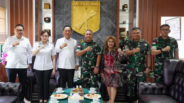 Pangdam XIII/Merdeka Terima Audiensi Pemkot Tomohon