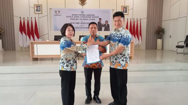 Sertijab Kadis Pendidikan Daerah Sulut