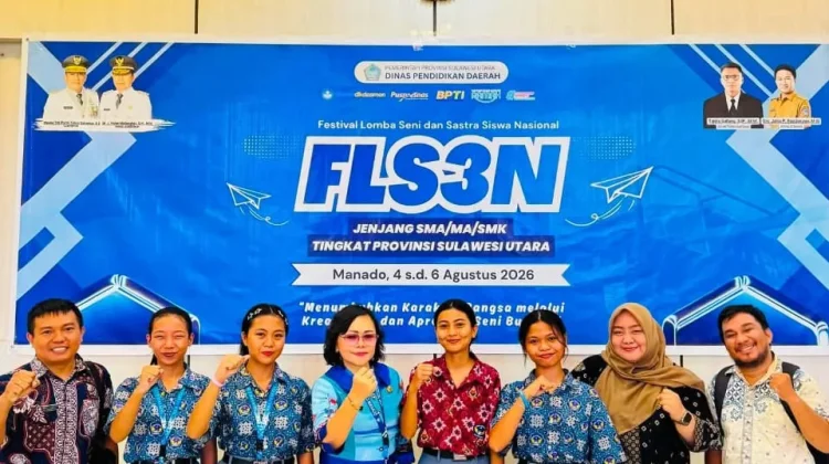 SMAN 3 Manado Ukir Prestasi di FLS3N Tingkat Provinsi Sulut, Musik Tradisi Juara 1