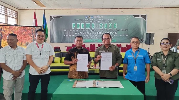 Momentum PKKMB 2026, FIPP Unima-KPID Sulut Teken MoA Perkuat Literasi Media