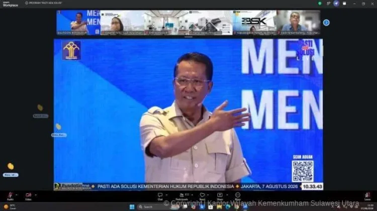"Pasti Ada Solusi" Episode 10, Kemenkum Sulut Perkuat Komitmen Pelayanan Publik