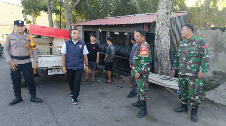 Polsek Kotamobagu dan Koramil Laksanakan Patroli, Ajak Warga Cegah Karhutla