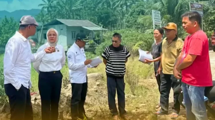 Kanwil BPN Sulut Tinjau Objek Sengketa Tanah di Tompaso Baru Minsel