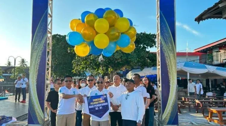 Semarakkan Hari Pengayoman Ke-81, Kemenkum Sulut Gelar Jalan Santai dan Senam Zumba