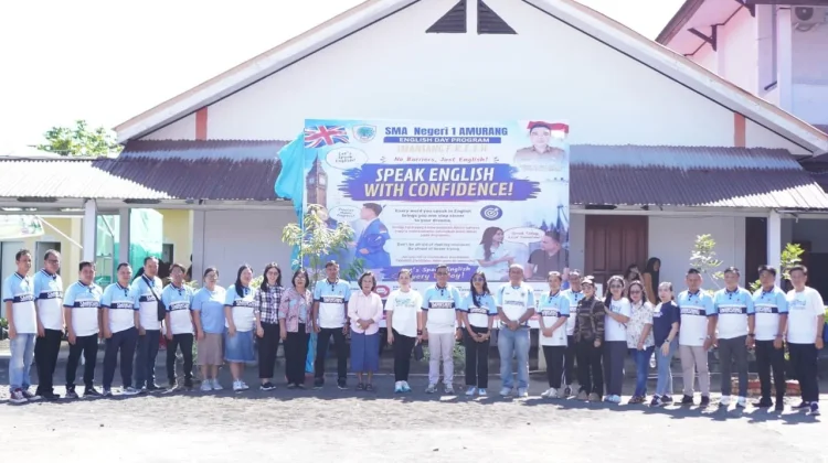 SMAN 1 Amurang Luncurkan "SMANSANG F.R.E.S.H", Kebiasaan Siswa Berbahasa Inggr