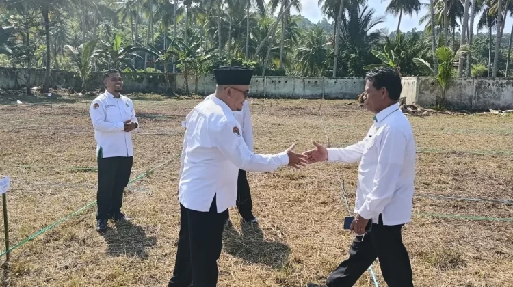 Kakan Kemenag Bolsel Tinjau Persiapan Gema Pramuka Angkatan I