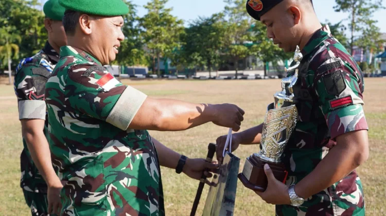 Raih Juara II PSM TNI AD, Prajurit Kikav 10/Msc Terima Apresiasi dari Pangdam Merdeka