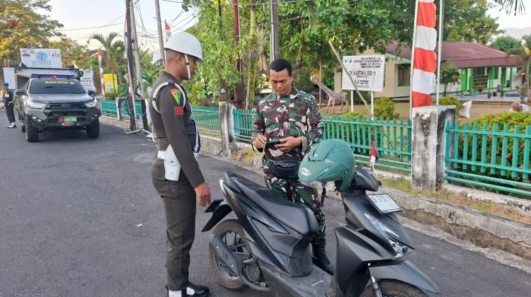 Tingkatkan Disiplin dan Kepatuhan Prajurit, Pomdam Merdeka Gelar Operasi Gaktib