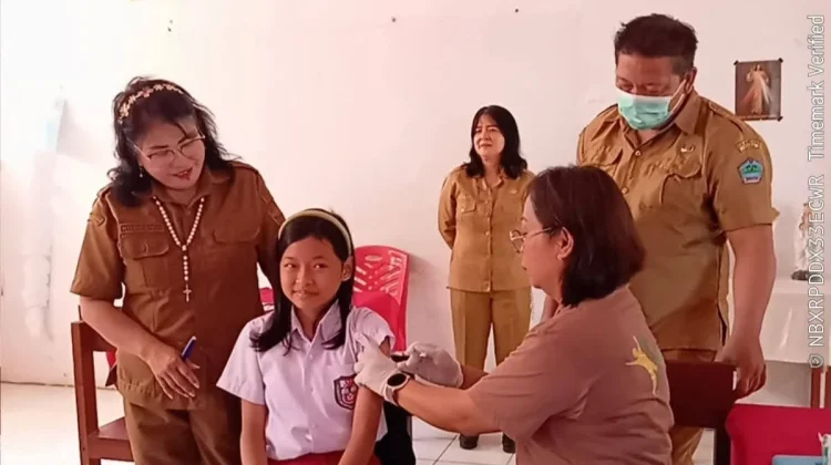 Puskesmas Airmadidi Gelar Program BIAS di SD Katolik Airmadidi Atas