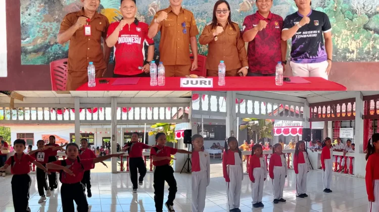 Semarak HUT RI ke-81, Tombariri Gelar Lomba Senam