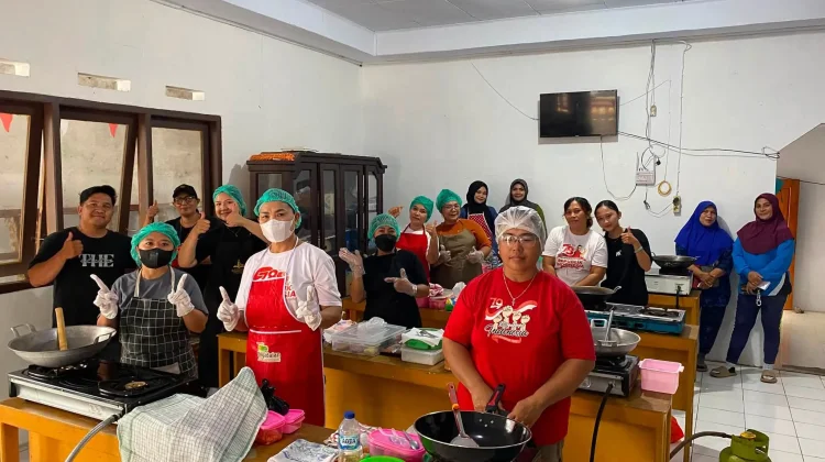 Pemdes Klabat Gelar Lomba Masak Nasgor Semarak Sambut HUT RI ke 81 Tahun