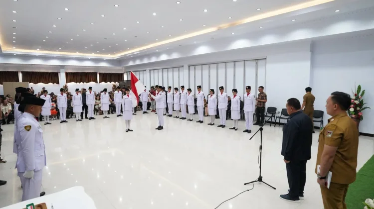 Bupati Minahasa Kukuhkan Paskibraka 2026, Titip Pesan Jaga Kehormatan dan Disipli