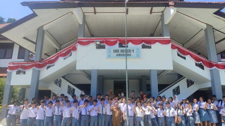 SMK Negeri 1 Amurang Semarakkan HUT RI ke-81 dan HUT Sekolah