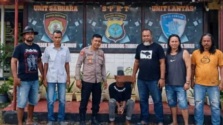 URC Raja Bogani Amankan Pelaku Penganiayaan di Desa Uuan