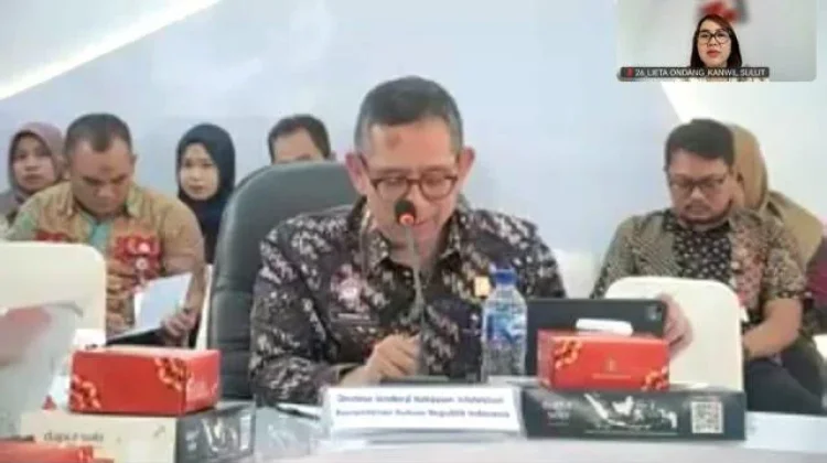 Kemenkum Sulut Ikuti Sosialisasi Penguatan Pelindungan Kekayaan Intelektual