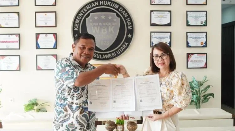 Kemenkum Sulut Layani Pendaftaran Hak Cipta, Serahkan 10 Sertifikat Ciptaan Lagu