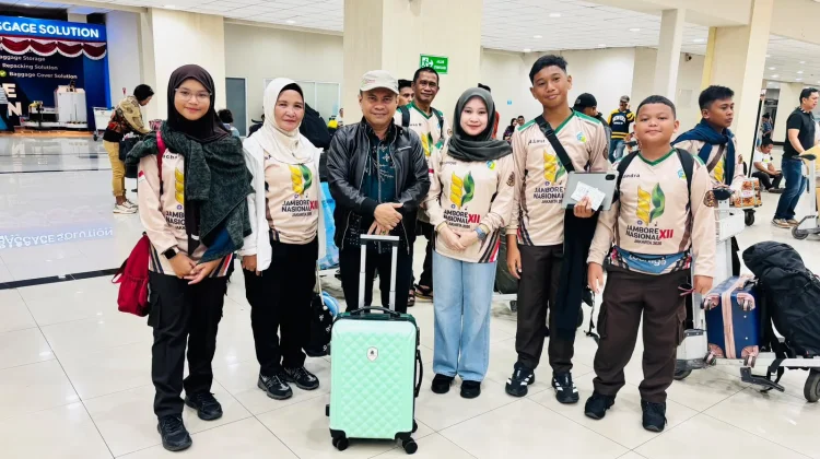 Kakan Kemenag Kotamobagu Dampingi Siswa Madrasah di Jambore Nasional Cibubur