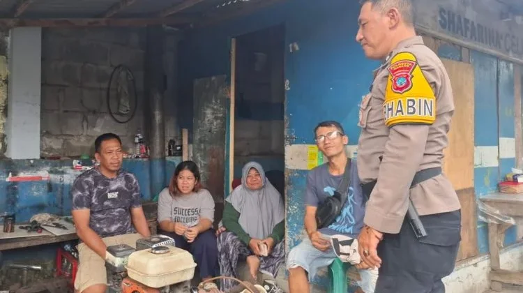 Jumat Bacirita Polsek Singkil, Polisi Ajak Warga Bersama Jaga Kamtibmas