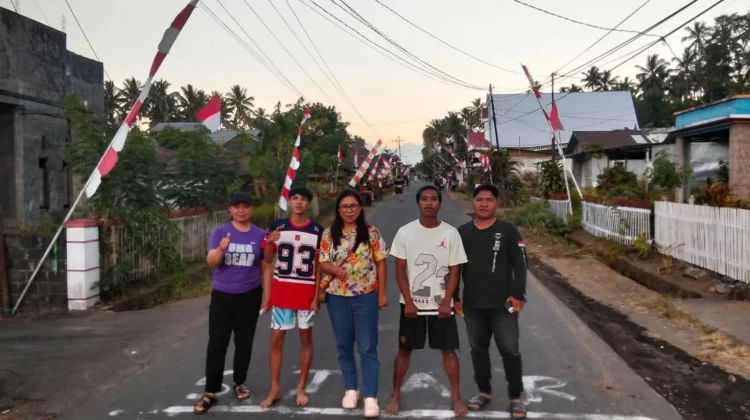 Semarak Hari Proklamasi 2026, Wanua Klabat Gelar Lomba Lari Estafet