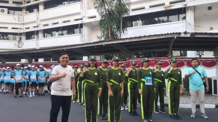 SMKN PP Kalasey Juara 1 Putri 17 KM dan Juara 3 Putra 45 KM di Lomba Gerak Jalan