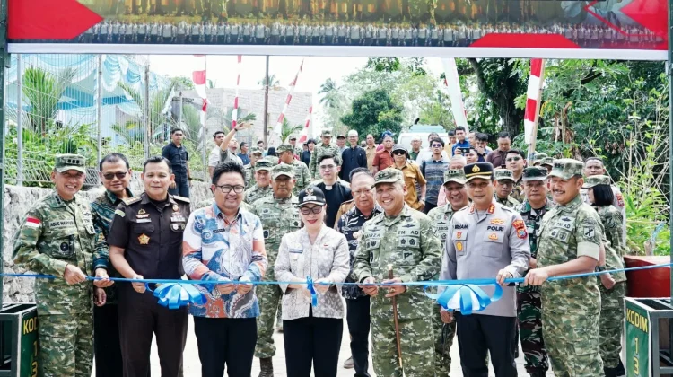 Pangdam XIII/Merdeka Launching 32 Titik Jembatan Garuda dan 6 Titik Air Bersih