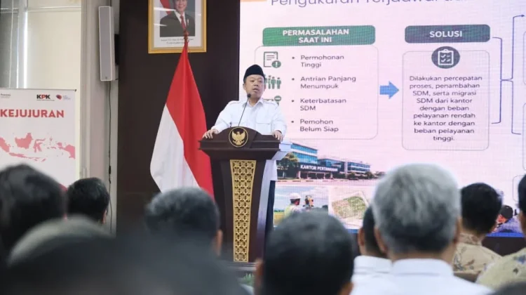 Diikuti 40 ASN Kementerian ATR/BPN, Nusron Buka ‘PRESTASI’