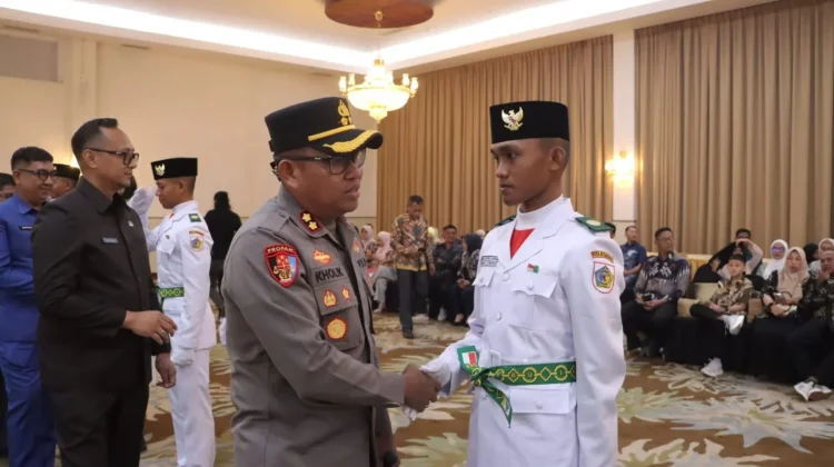 Kapolres Kotamobagu Hadiri Pengukuhan Paskibraka Kotamobagu 2026