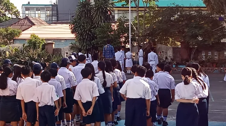 Upacara HUT RI ke-81 Yayasan Pendidikan Katolik Keuskupan Manado