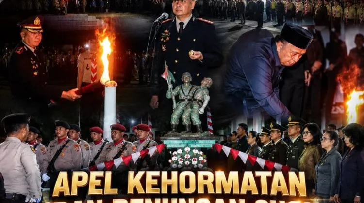 Apel Renungan Suci di TMP Tondano Kenang Jasa Para Pahlawan