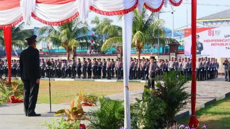 Polda Sulut Gelar Upacara HUT ke-81 RI dengan Khidmat