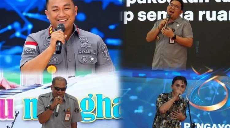 Kemenkum Sulut Mencari Bakat, Meriahkan Hari Pengayoman ke-81 lewat Lomba Menyanyi