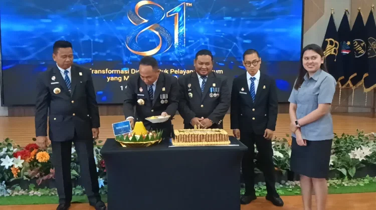 Kanwil Kemenkum Sulut Rayakan HUT Pengayoman ke-81 dengan Sederhana
