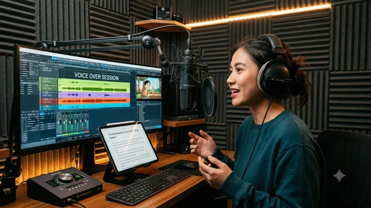 “Voice Over: Suara Kreatif Menjadi Profesi Masa Kini”