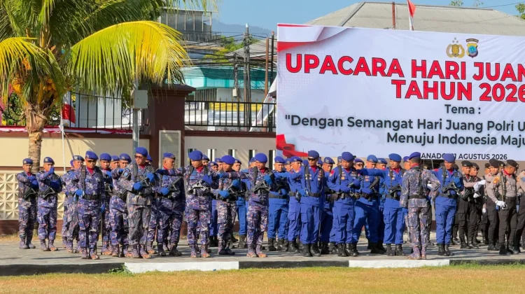 Hari Juang Polri, Ditpolairud Sulut Tegaskan Kesiapan Maritim