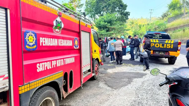 Wakapolda Sulut Pantau Kebakaran Lahan di Tinoor Dua