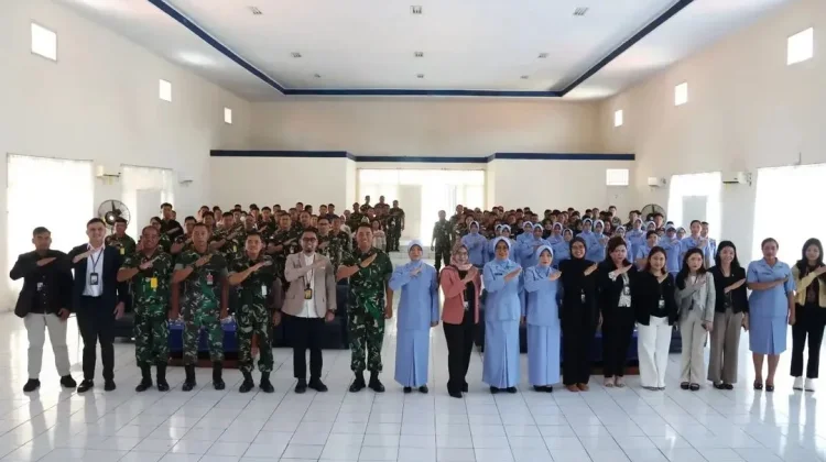 Tingkatkan Literasi Keuangan, Lanud Sam Ratulangi Ikuti Sosialisasi TRING