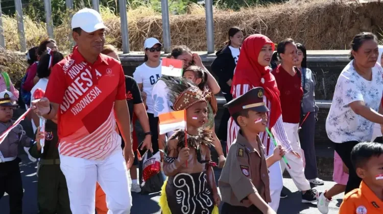 Pawai TK Angkasa Semarakkan HUT Ke-81 Kemerdekaan Republik Indonesia