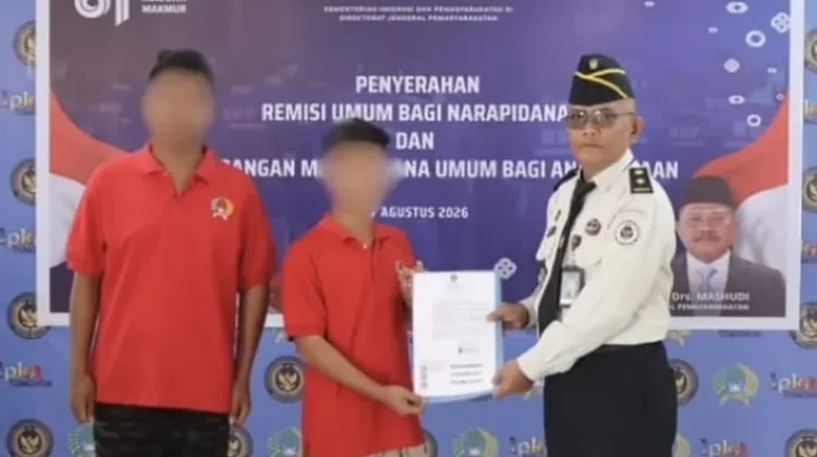 Puluhan Anak Binaan LPKA Tomohon Terima Remisi dan PMP Umum