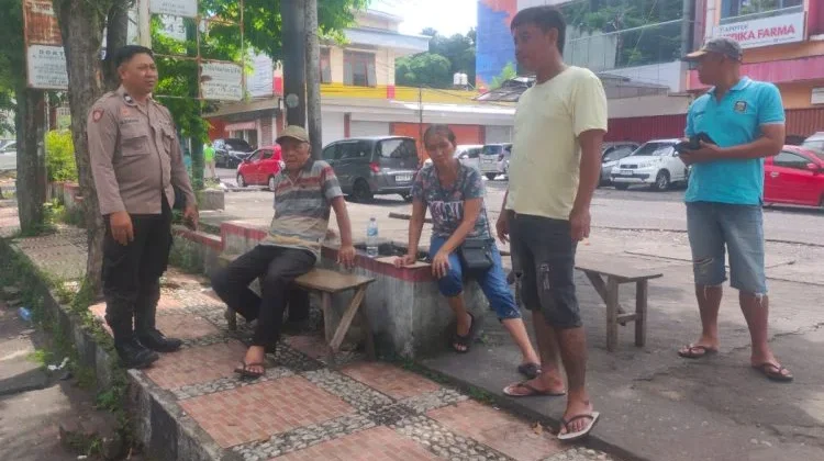 Patroli KRYD Polsek Wanea Pantau Kamtibmas, Polisi Respons Cepat Kebakaran Lahan