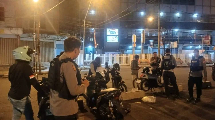 Rayon Pantera Polresta Manado Patroli Semalaman, Jaga Kamtibmas Tetap Kondusif