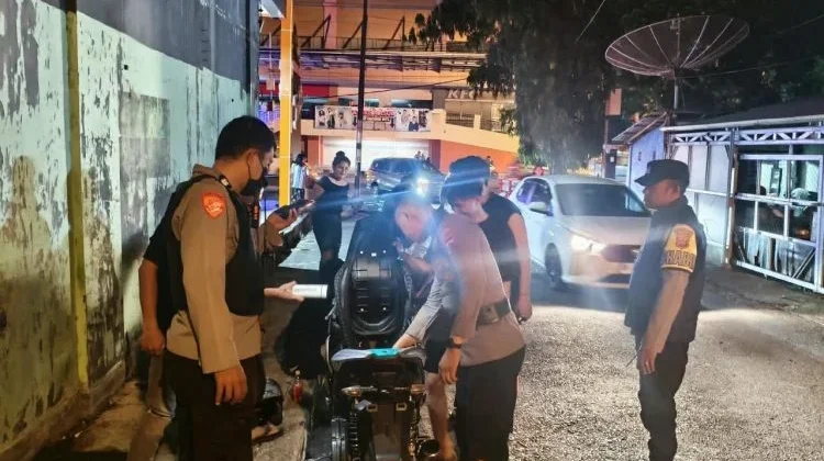 Cegah Gangguan Kamtibmas, Polsek Sario Gencarkan KRYD Malam Hari