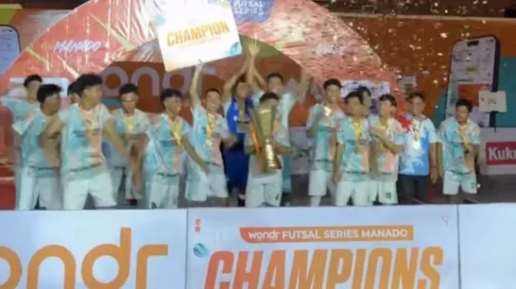 Tim Futsal SMAN 3 Manado Juara Wonder Futsal Series 2026, Wakili Sulut ke Jakarta
