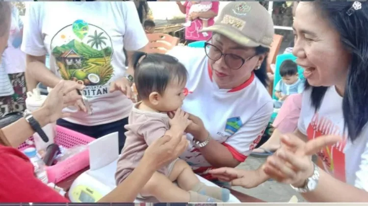 Layanan Kesehatan Gratis, Pemdes Kauditan I Gelar Posyandu Primer