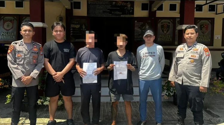 Polsek Bunaken Selesaikan Kasus Penganiayaan lewat Problem Solving