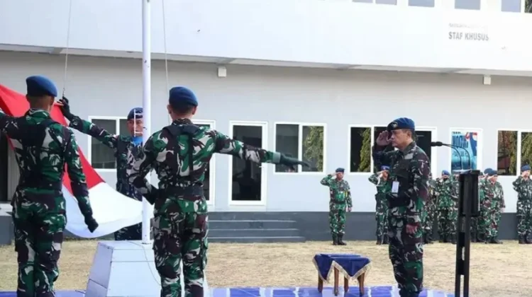 Perkuat Disiplin & Semangat Pengabdian Lanud Sam Ratulangi Gelar Upacara Mingguan
